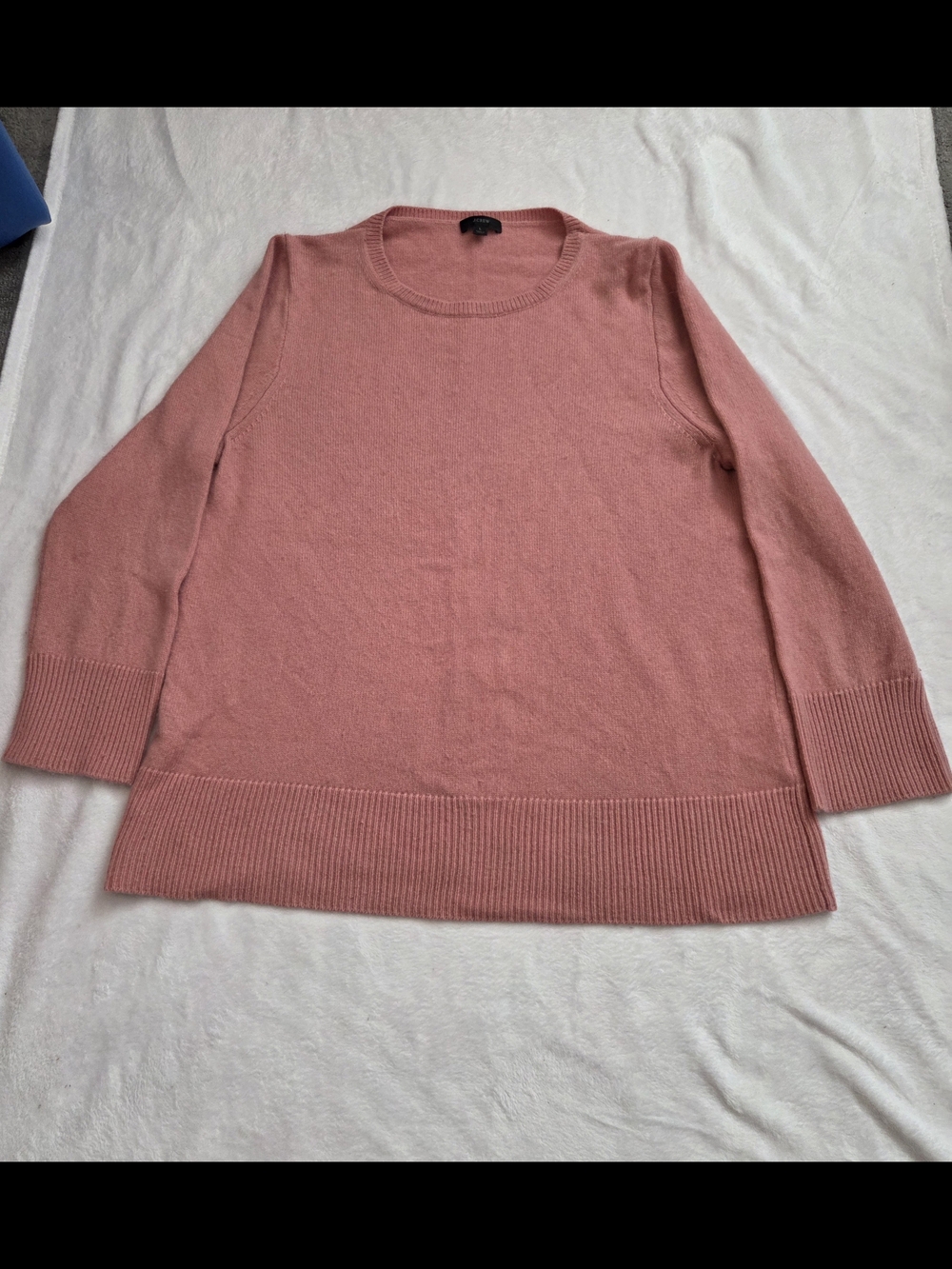 J. Crew Dusty Rose Crewneck Sweater